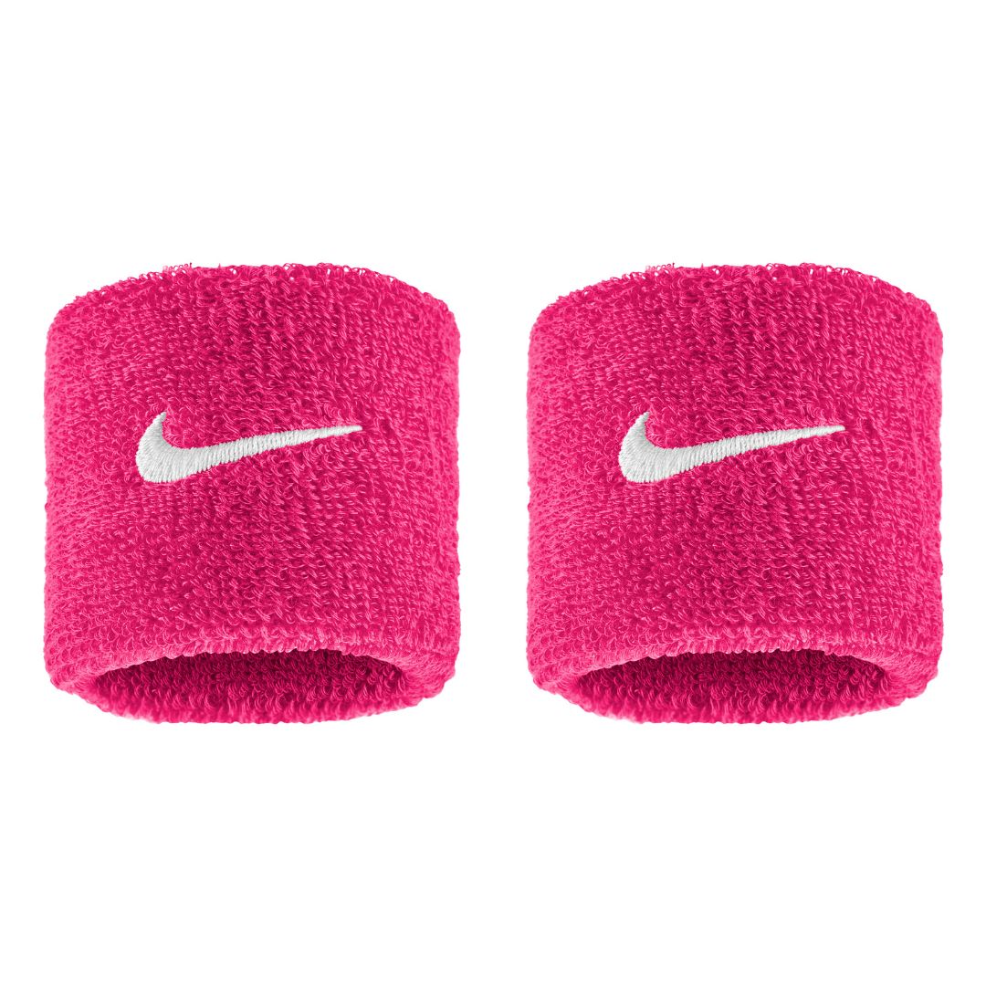 Nike Swoosh Classic Wristbands 2-Pack Pink/White